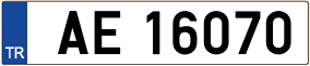 Truck License Plate